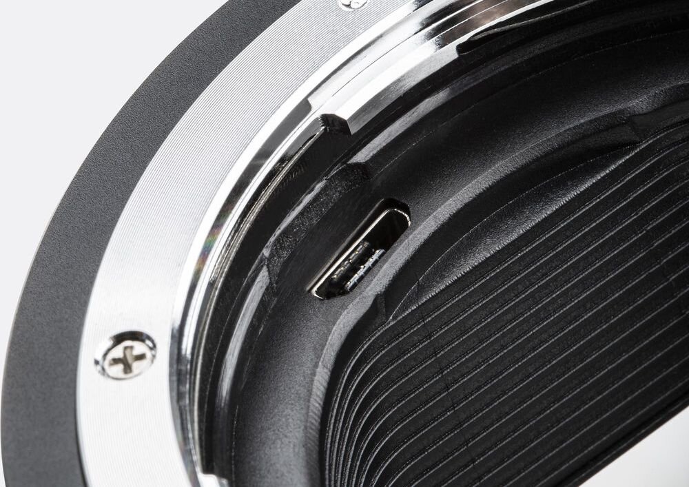 Adapter VILTROX EF-R2 obiektyw montaż styki port ustawienia aparat