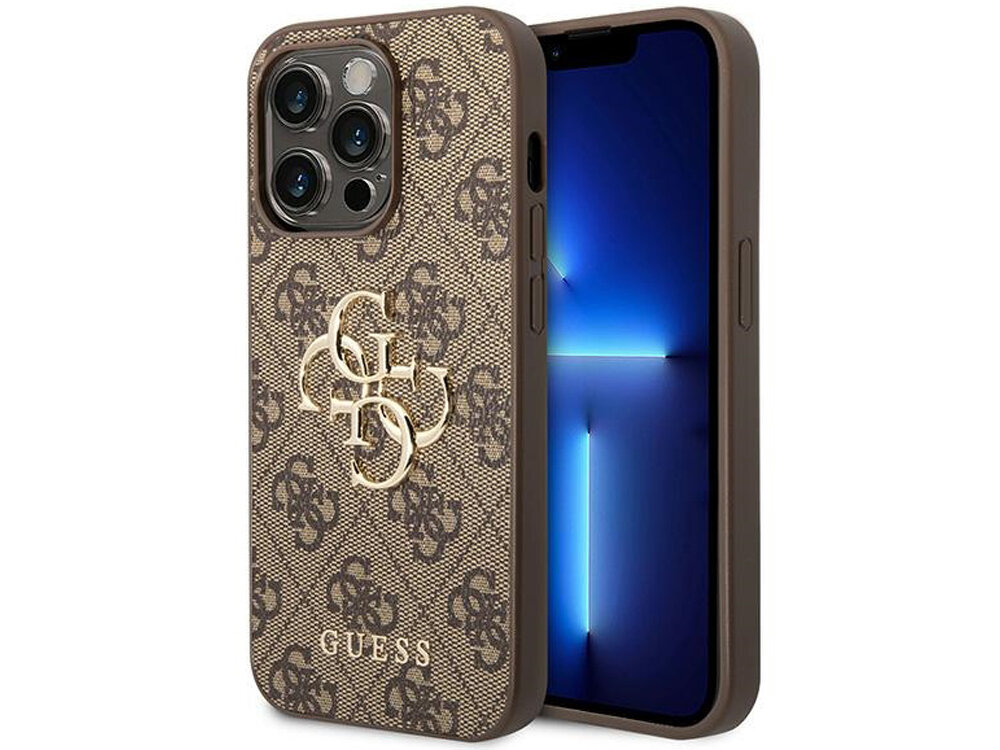 GUESS 4G Big Metal Logo etui przód tył pokrowiec case obudowa