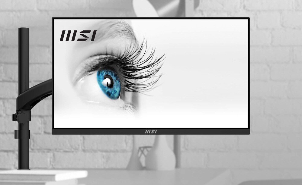 Monitor MSI Pro MP2412 23.8 1920x1080px 100Hz 1 ms [MPRT] konstrukcja ramka nachylenie podstawka