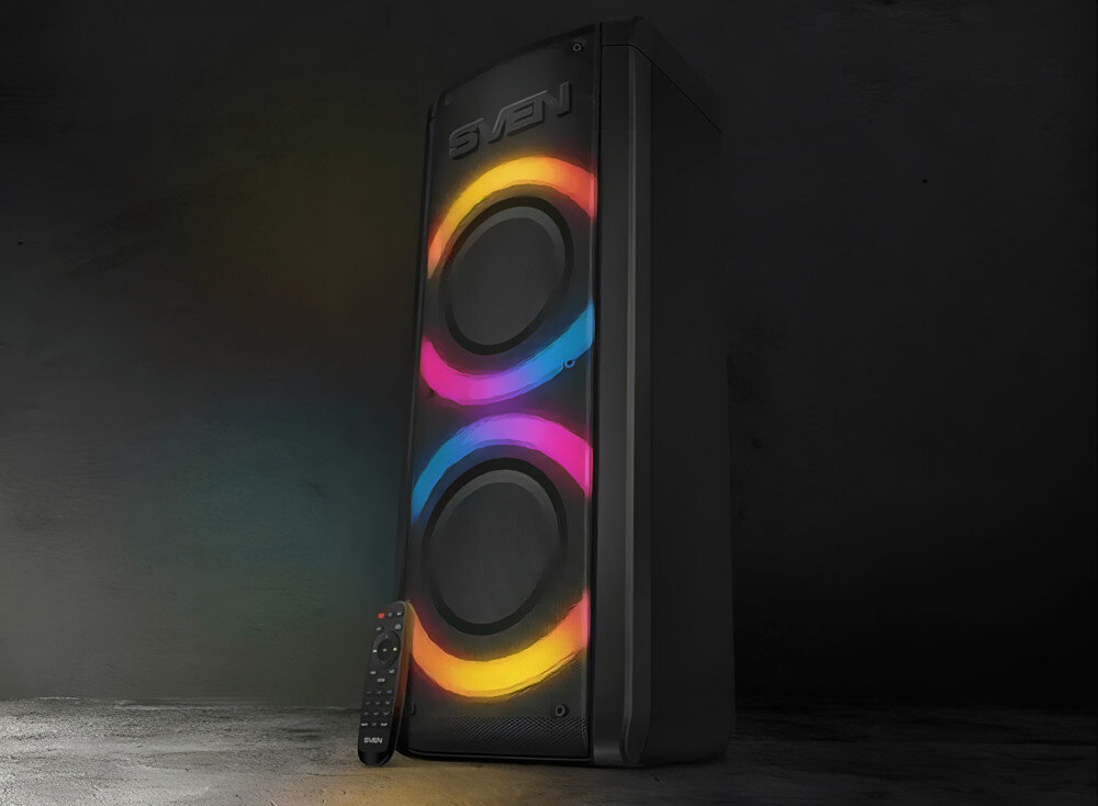 Power audio SVEN PS-710 Światło podświetlenie efekty