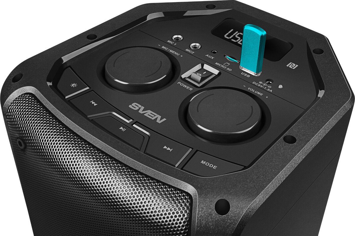 Power audio SVEN PS-710 obsługa sterowanie