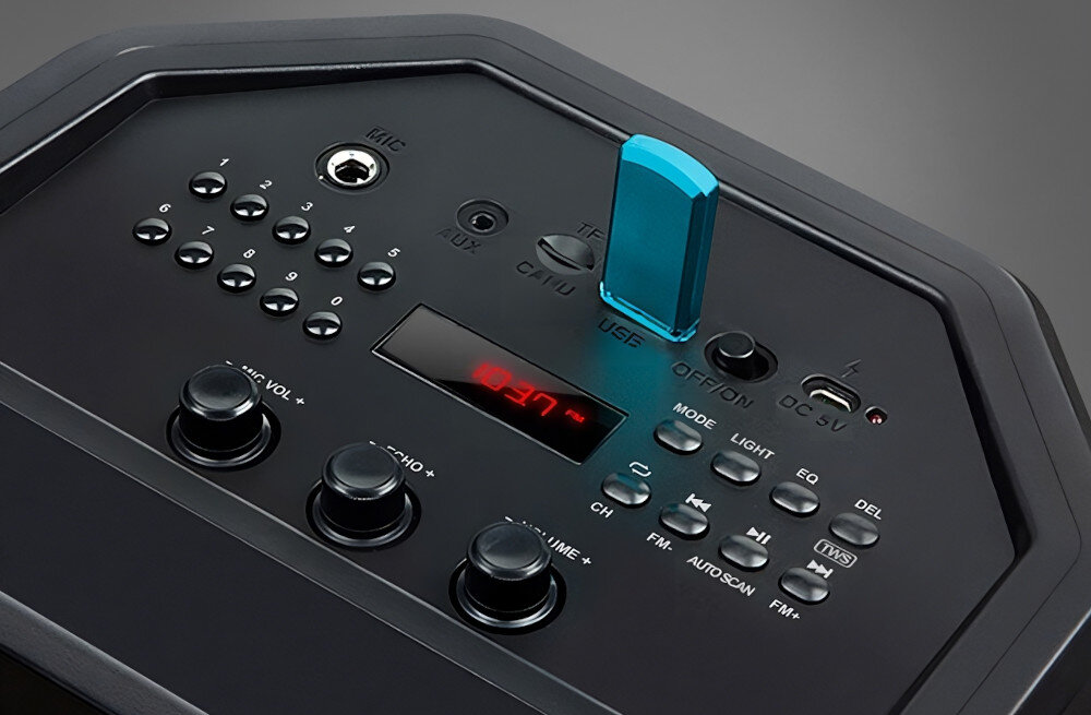Głośnik mobilny SVEN PS-680 Czarny obsługa radio źródła