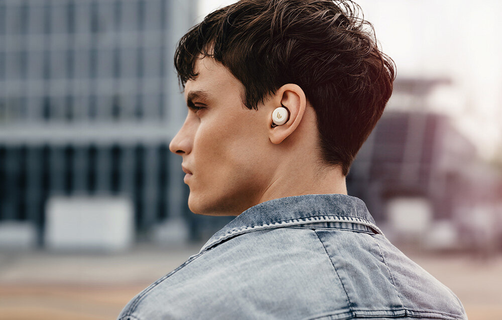 Słuchawki dokanałowe EDIFIER X3 Lite design komfort lekkość dźwięk jakość wrażenia słuchowe ergonomia lekkość sport aktywność podróże czas pracy działanie akumulator 