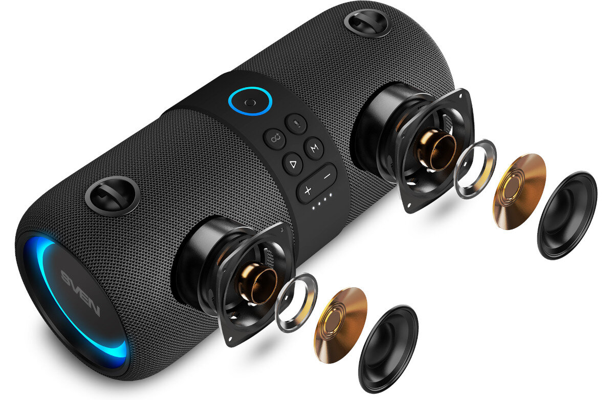 Głośnik mobilny SVEN PS-340 Czarny dźwięk moc audio
