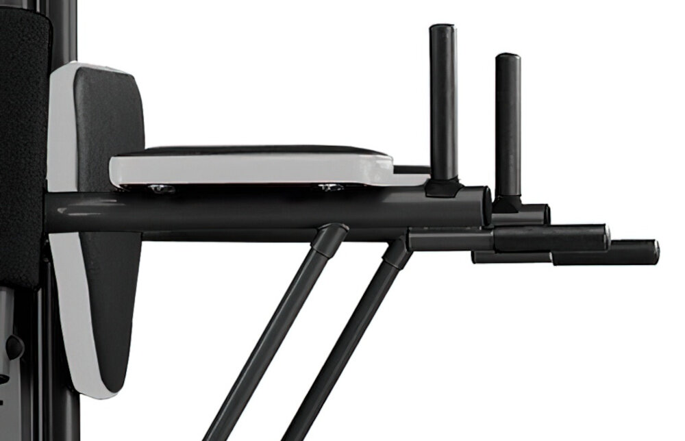 Atlas BH FITNESS Global Gym Plus G152B 3 stanowiska stacja glowna stacja z porecza do podciagania stacja trzecia do treningu brzucha dla osob o wadze do 100 kg