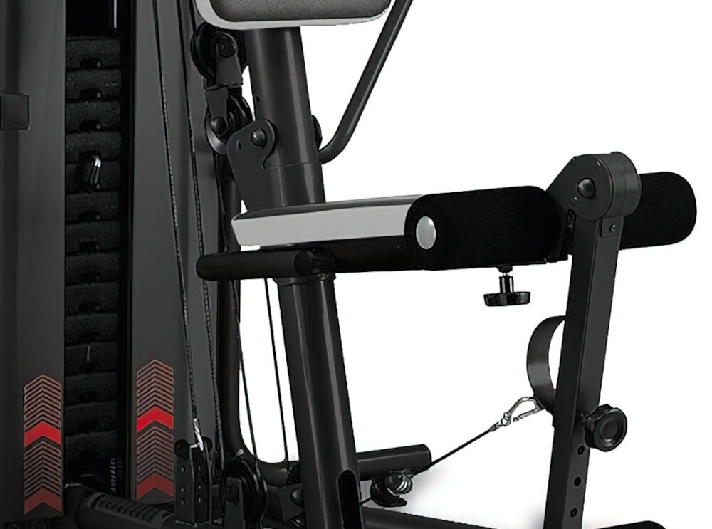 Atlas BH FITNESS Global Gym Plus G152B wycisknanie trening klatki piersiowej barkow bicepsow plecow tricepsow nog stos z przelozeniem waga 100 kg lozyskowe bloczki stalowe linki oslona z tworzywa sztucznego