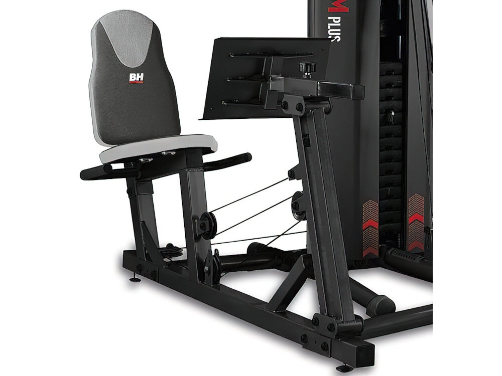 Atlas BH FITNESS Global Gym Plus G152B stalowa konstrukcja oparcia i siedziska pokryte wytrzymala tapicerka