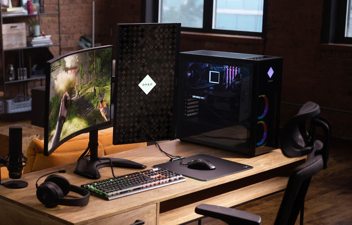 Komputer HP Omen GT21-0049NW R7-5800X 32GB RAM 1TB SSD 1TB HDD GeForce RTX3080 Windows 11 Home cechy zalety opis przeznaczenie