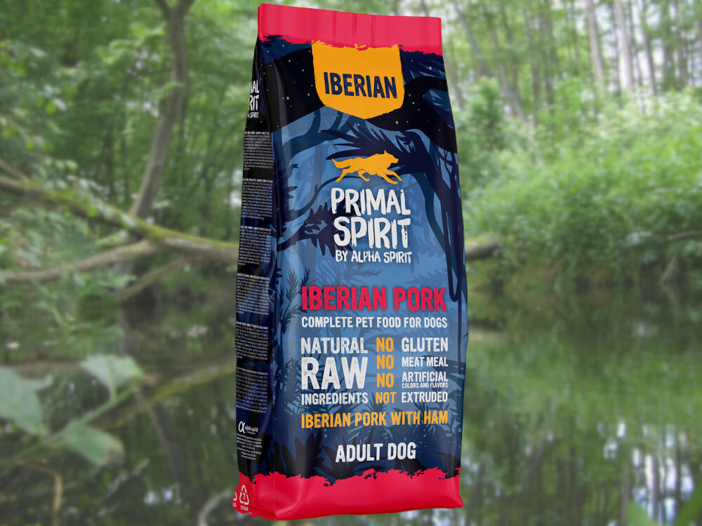 Karma dla psa PRIMAL SPIRIT Iberian Pork 12 kg dawkowanie analiza sklad