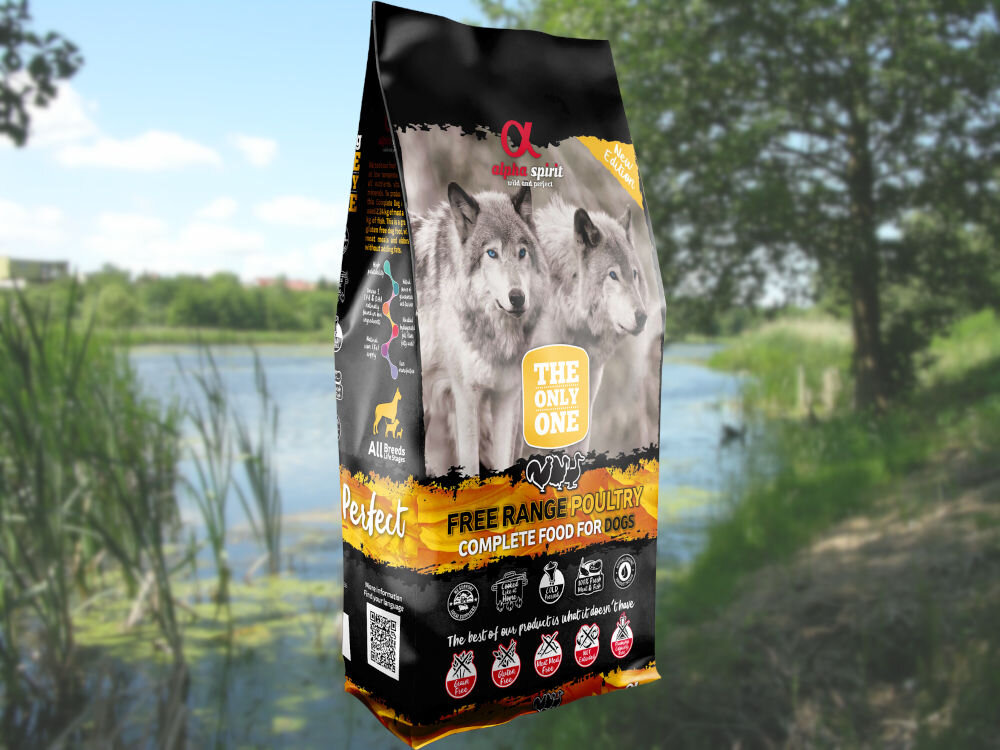 Karma dla psa ALPHA SPIRIT Poultry Drób 12 kg naturalne składniki