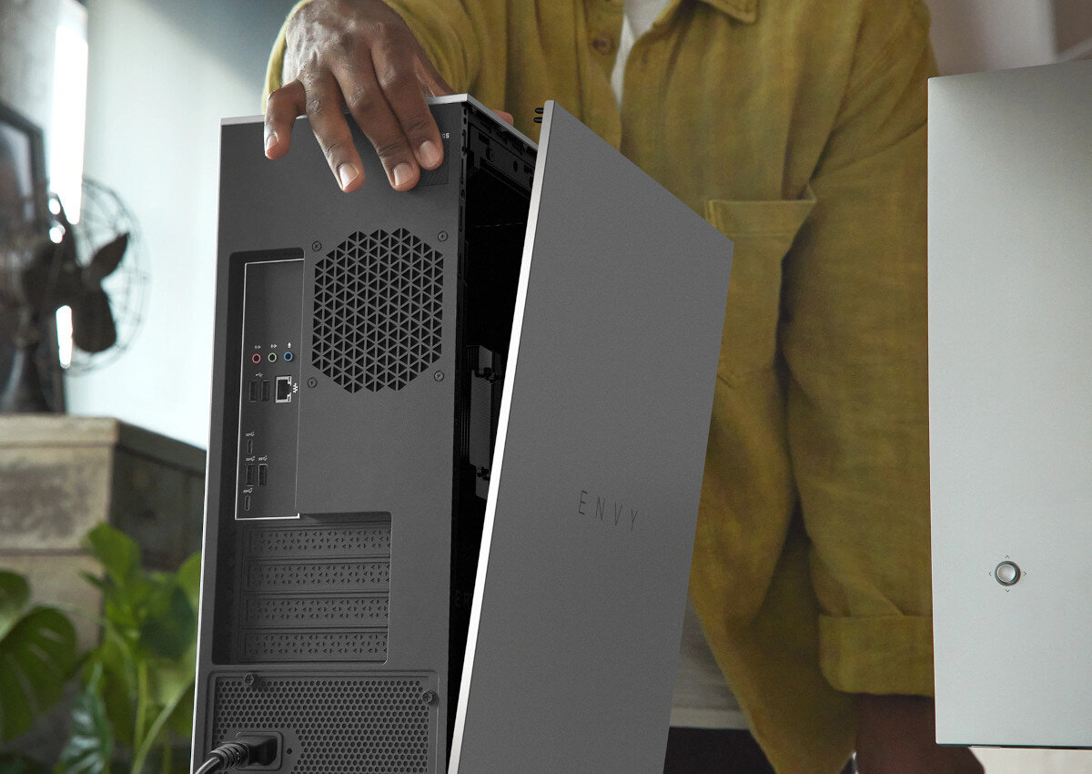 Komputer HP Envy TE02-0002NW i7-12700K 32GB RAM 1TB SSD 1TB HDD GeForce RTX3070 Windows 11 Home cechy zalety przeznaczenie opis