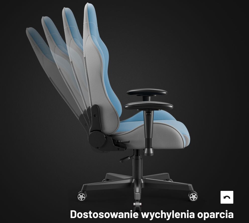 Fotel Diablo CHAIRS X-ST4RTER mozliwosci regulacje systemy technologie tilttech