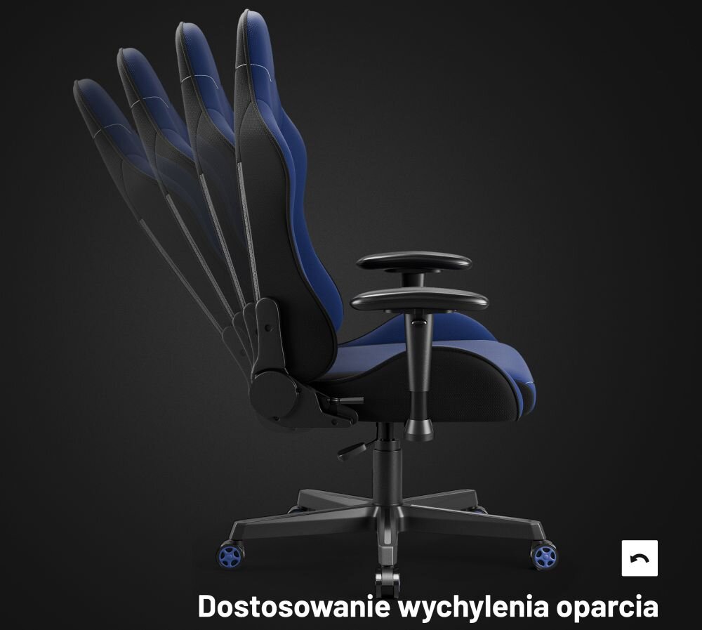 Fotel Diablo CHAIRS X-ST4RTER mozliwosci regulacje systemy technologie tilttech