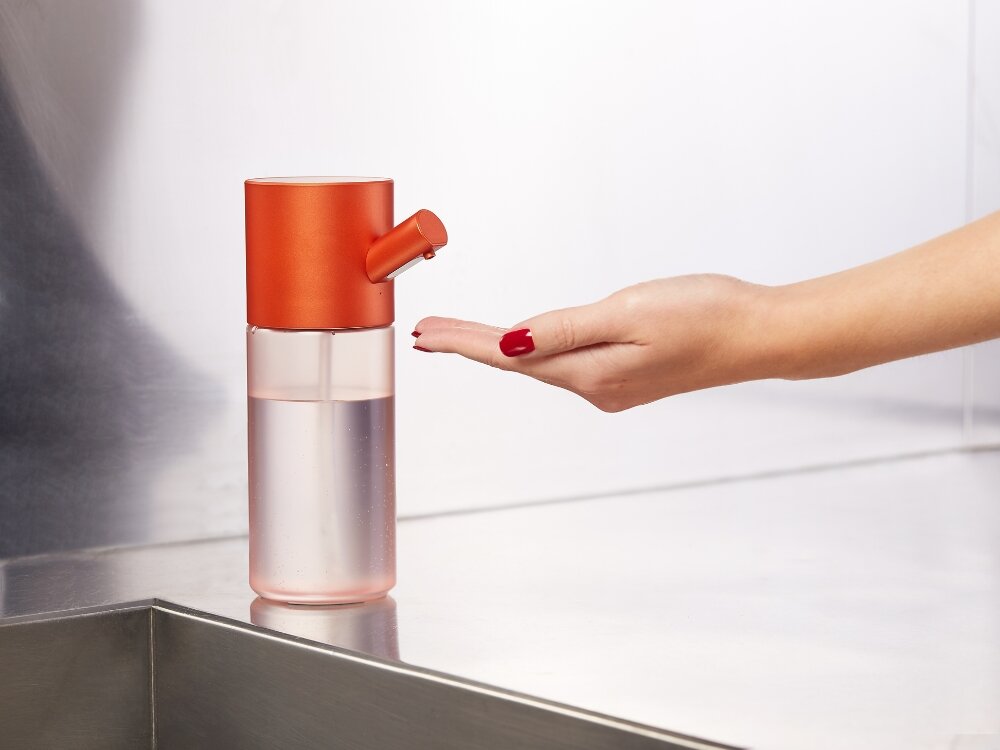 Dozownik do mydła LEXON Horizon Dispenser
            dozownik obok zlewu zbiornik regulacja dozowanie akumulator usbc dotykowy panel