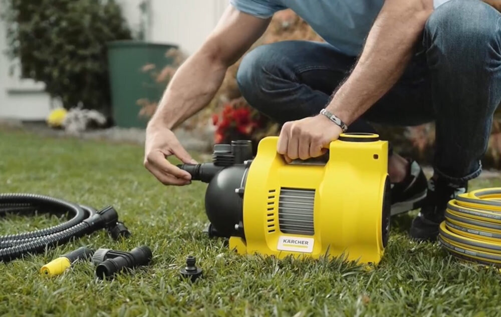 Pompa do wody KARCHER BP 4.500 Garden kabel gludosc 1,5 m Gwint G1 latwy montaz demontaz