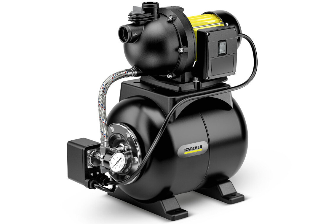 Pompa do wody KARCHER BP 3.200 Home elektryczna Stal nierdzewna flansza charakterystyka odpornosc korozja utlenianie wykonanie czynniki atmosferyczne
