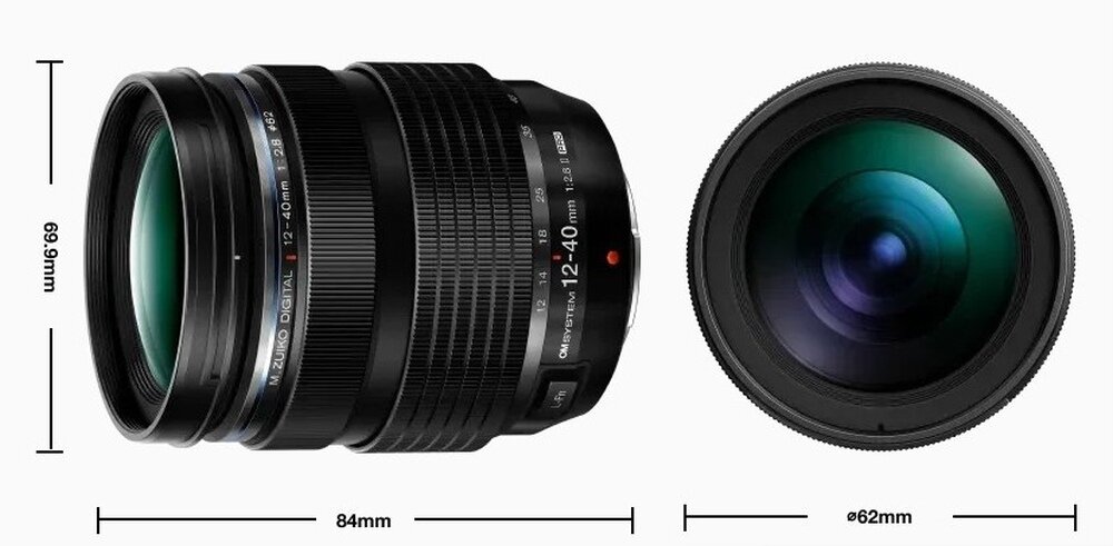 OLYMPUS OM System M.Zuiko Digital ED 12-40 mm F2.8 PRO przysłona F2.8 jasny obiektyw do fotografii reportażowej i krajobrazowej