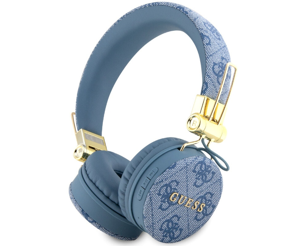 Słuchawki nauszne GUESS 4G Metal Logo asystent głosowy wygoda funckje siri