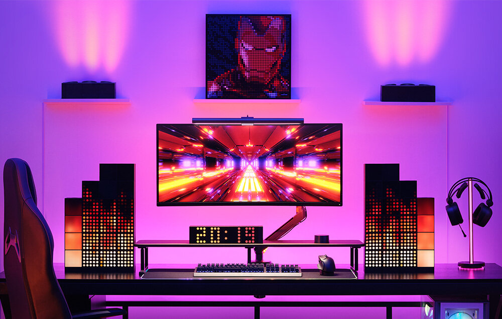 Panel świetlny YEELIGHT Smart Cube Light Spot razer chroma Overwolf koska argb sychchronizacja z muzyka