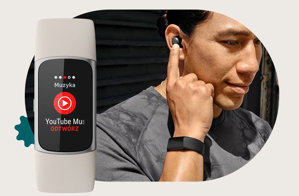 Smartband Google Fitbit Charge 6 ekran bateria czujniki zdrowie sport pasek ładowanie pojemność rozdzielczość łączność sterowanie krew puls rozmowy smartfon aplikacja