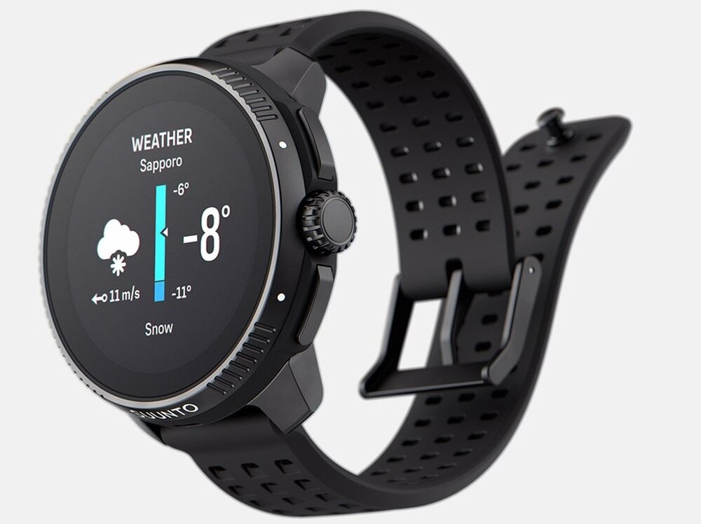 Smartwatch SUUNTO Race All ekran bateria czujniki zdrowie sport pasek ładowanie pojemność rozdzielczość łączność sterowanie krew puls rozmowy smartfon aplikacja