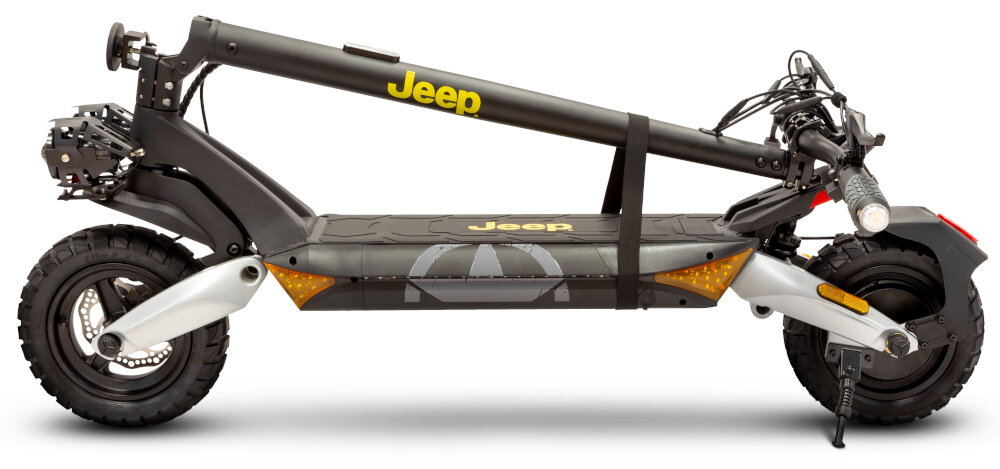 Hulajnoga elektryczna JEEP JXP Czarno-szary skladana konstrukcja latwy transport