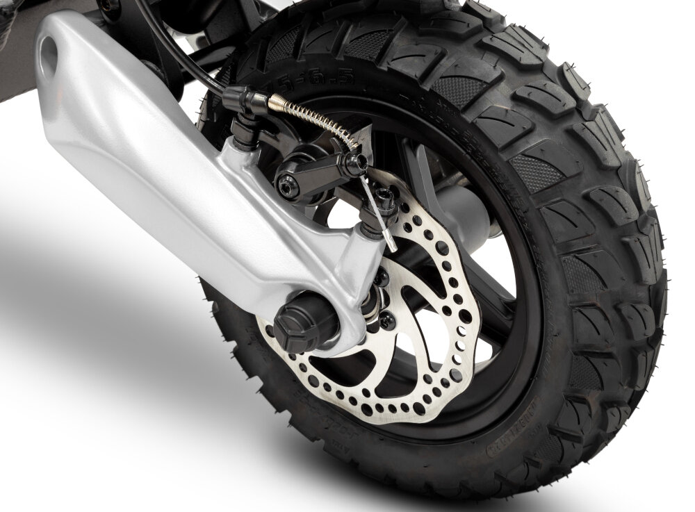 Hulajnoga elektryczna JEEP JXP Czarno-szary bezdetkowe opony 10-calowe gruby bieznik doskonala przyczepnosc