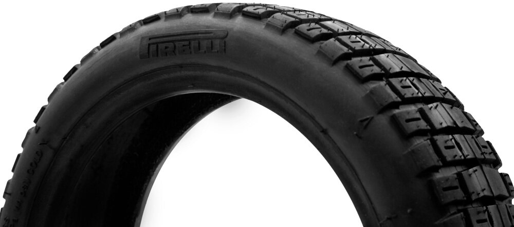Opona PIRELLI PR-AC-220005 (2 szt.) komfort jazdy wydajnosc bezpieczenstwo do hulajnog terenowych doskonala przyczepnosc zwiekszona odpornosc na przebicia 10-calowe 254 mm z wysokiej jakosci tworzywa sztucznego gruby bieznik