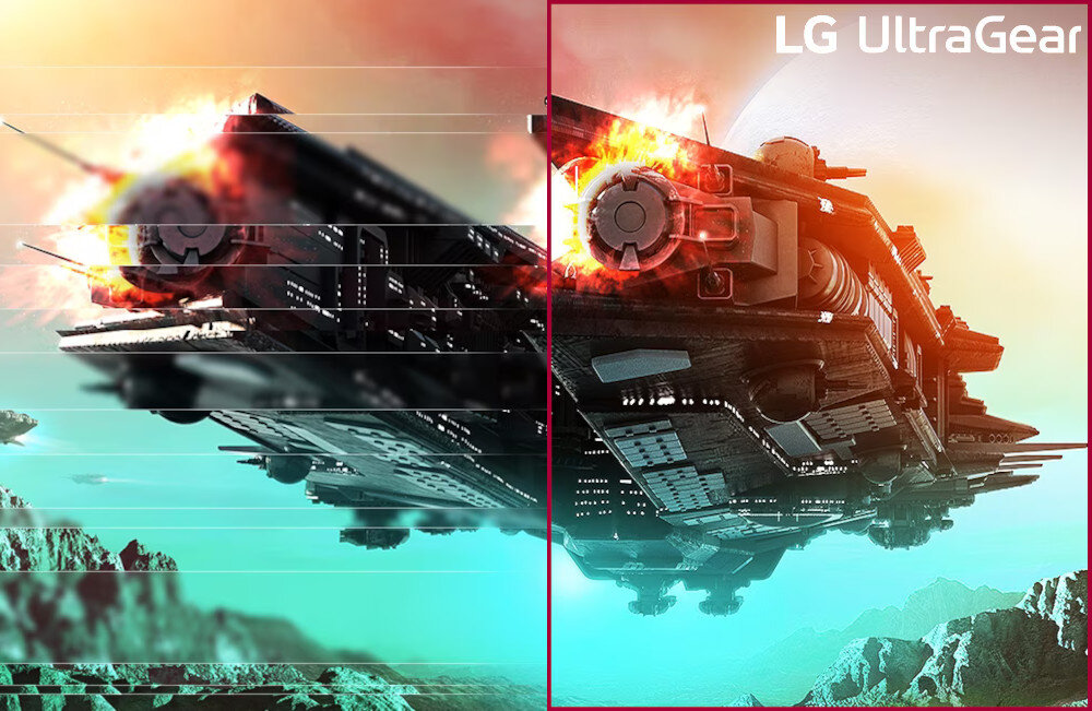 Monitor LG UltraGear 27GR93U-B 27 3840x2160px IPS 144Hz 1 ms [GTG] synchronizacja G-Sync FreeSync obraz stabilność