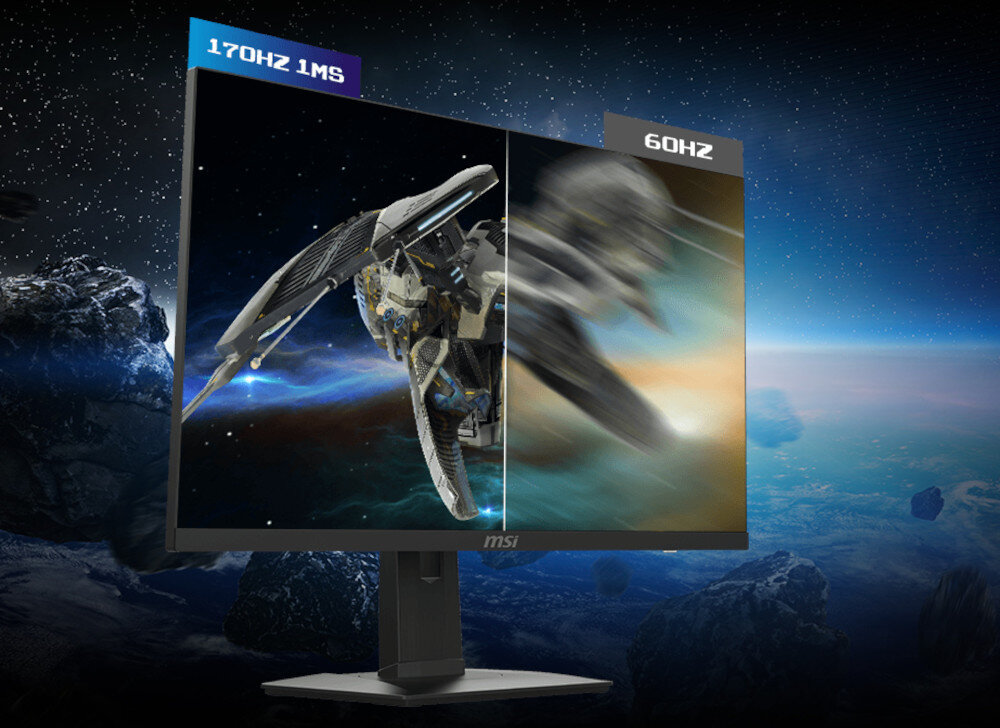 Monitor MSI G274QPF-QD 27 2560x1440px IPS 170Hz 1 ms [GTG] płynność opóźnienie odświeżanie czas reakcji