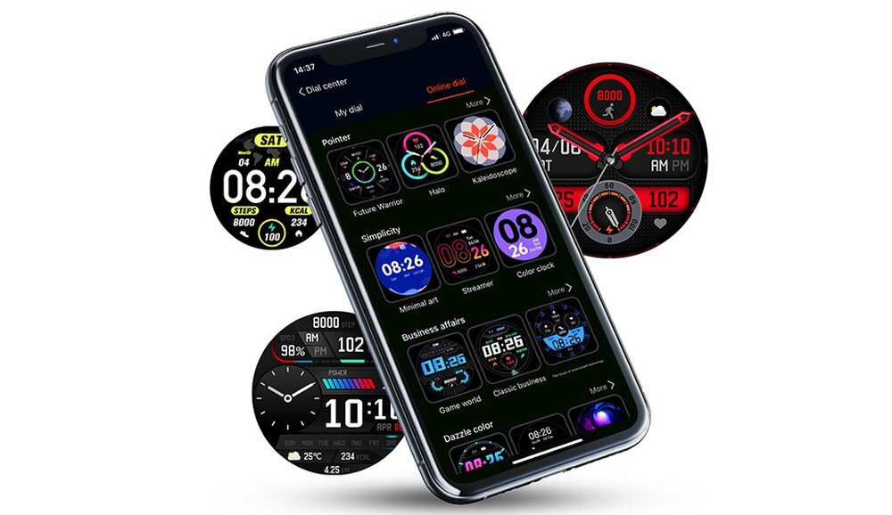 Smartwatch MANTA Activ X GPS  ekran bateria czujniki zdrowie sport pasek ładowanie pojemność rozdzielczość łączność sterowanie krew puls rozmowy smartfon aplikacja