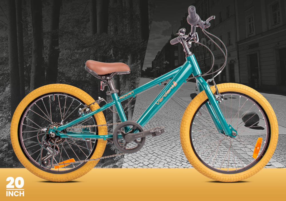 Rower dziecięcy SSUN BABY Verdant Rowan 20 cali dla chłopca dla dzieci w wieku od 6 do 10 lat maksmalna waga do 50 kg trwaly wytrzymaly mocna konstrukcja
