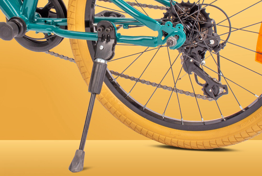 Rower dziecięcy SSUN BABY Verdant Rowan 20 cali dla chłopca stopka w centralnym punkcie ciezkosci rower bedzie stal stabilnie odblaski dziecko lepiej widoczne na drodze bezpieczniejsze dzwonek