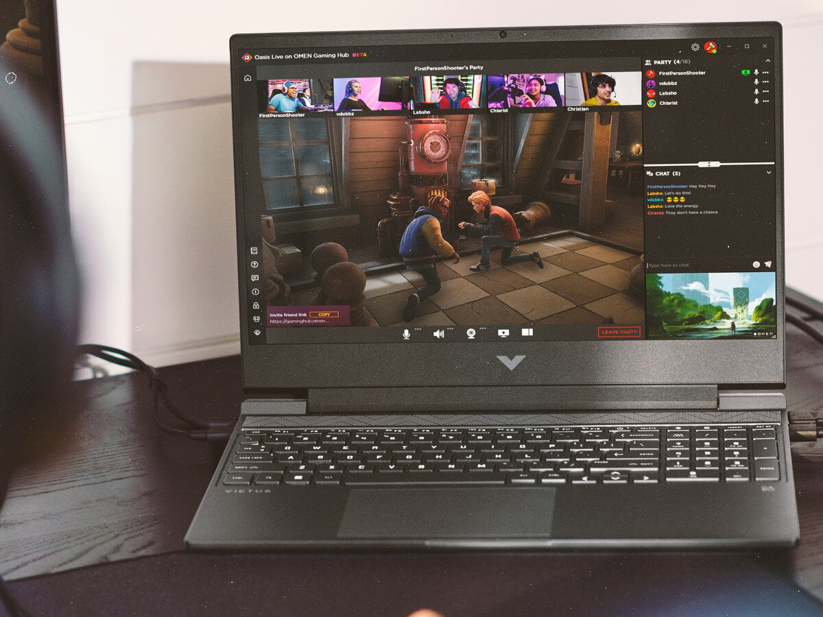 Laptop HP Victus 15 wysoka rozdzielczosc obrazu