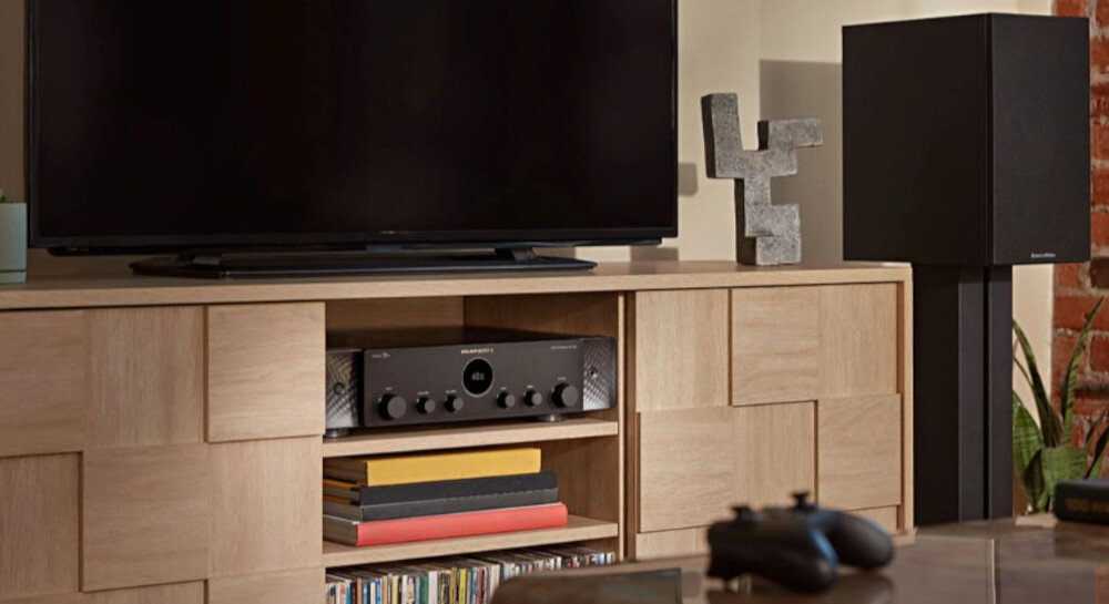 Amplituner MARANTZ Stereo 70S moc 150W RMS stabilne wysterowanie głośników, amplituner stojący we wnęce szafki RTV