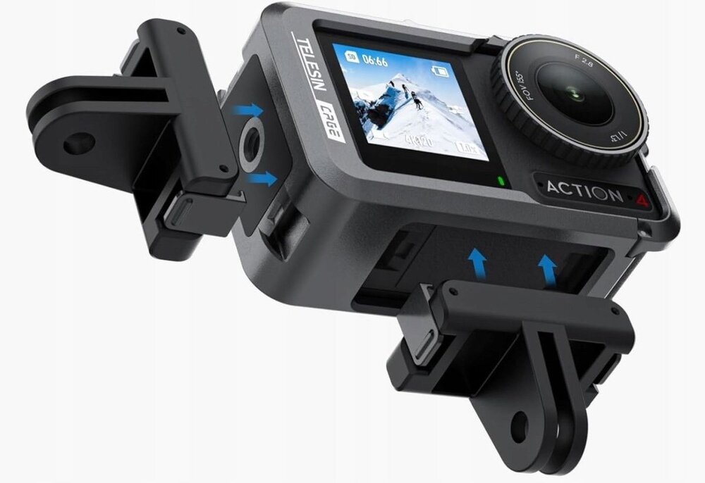 Obudowa TELESIN do Dji Action 3-Action 4 OA-FMS-004  mocowania 