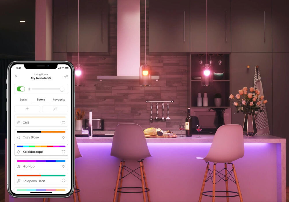 Inteligentna żarówka LED NANOLEAF Essentials Smart ICNF080B021GU10 5W GU10 Bluetooth aplikacja kompatybilność
