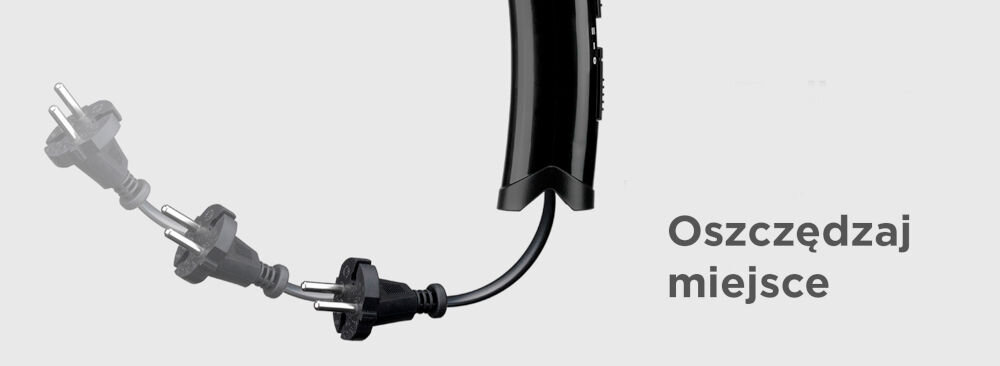 Suszarka BABYLISS D374DE 2000W system zwijania przewodu całkowite schowanie przycisk bez plątania kabla łatwe przechowywanie urządzenia w łazience
