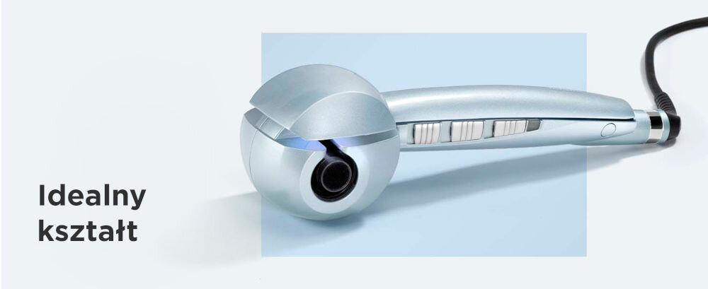 Lokówka automatyczna BABYLISS C1700E Hydro Fusion Curl Secret automatyczne nawijanie włosów spójny perfeksyjny kształt całkowice zautomatyzowany proces tworzenia loków równomierność skrętów naprzemienny kierunek loków naturalny stylowy efekt profesjonalny wygląd