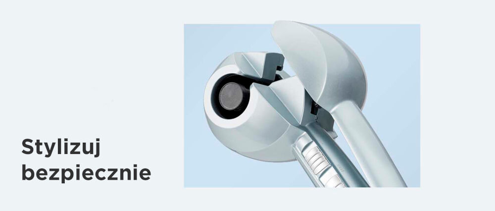 Lokówka automatyczna BABYLISS C1700E Hydro Fusion Curl Secret w pełni bezpieczna wskaxnik gotowości nagrzania informuje o gotowości do użycia funkcja automatycznego wyłączania dodatkowy poziom bezpieczeństwa