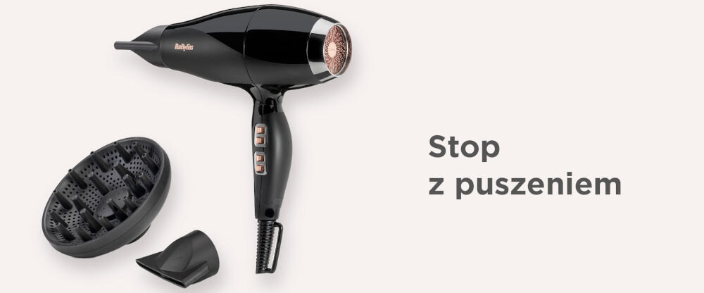 Suszarka BABYLISS 6716DE 2300W funkcja jonizacji gładkie miękkie pełne blasku włosy ułatwienie codziennej stylizacji przeciwdziałanie puszeniu włosów zdrowy zadbany wygląd