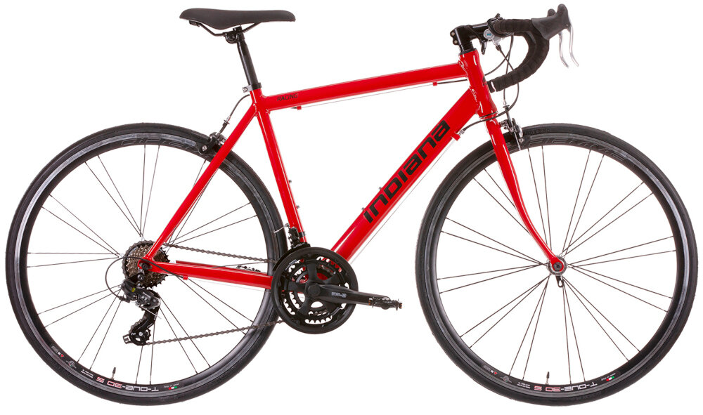 Rower szosowy INDIANA Racing M20 28 cali męski Czerwony rower wyscigowy do jazdy wyczynowej