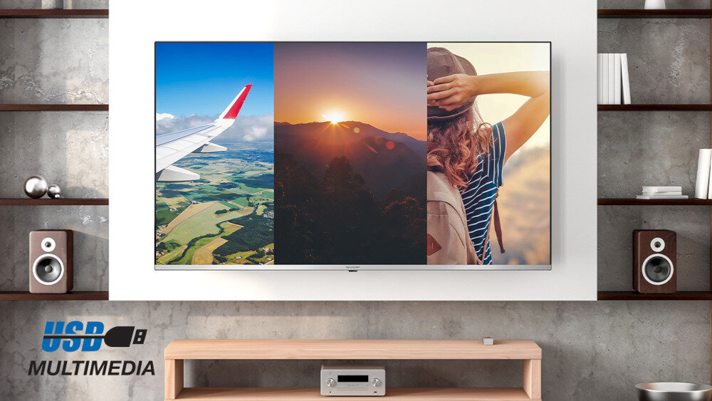 Telewizor SHARP GP6760E - usb