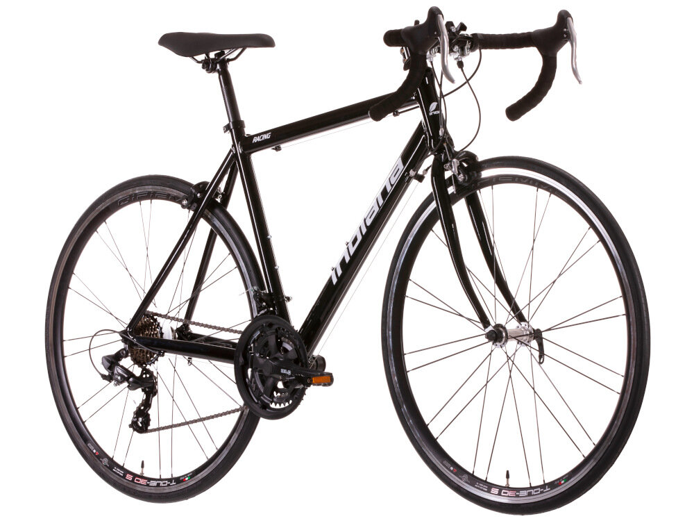 Rower szosowy INDIANA Racing M20 28 cali męski Czarny rama aluminiowa 20-calowa odporna na korozje wybor rozmiaru ramy Twoj wzrost mierzony w zrelaksowanej pozycji typ roweru