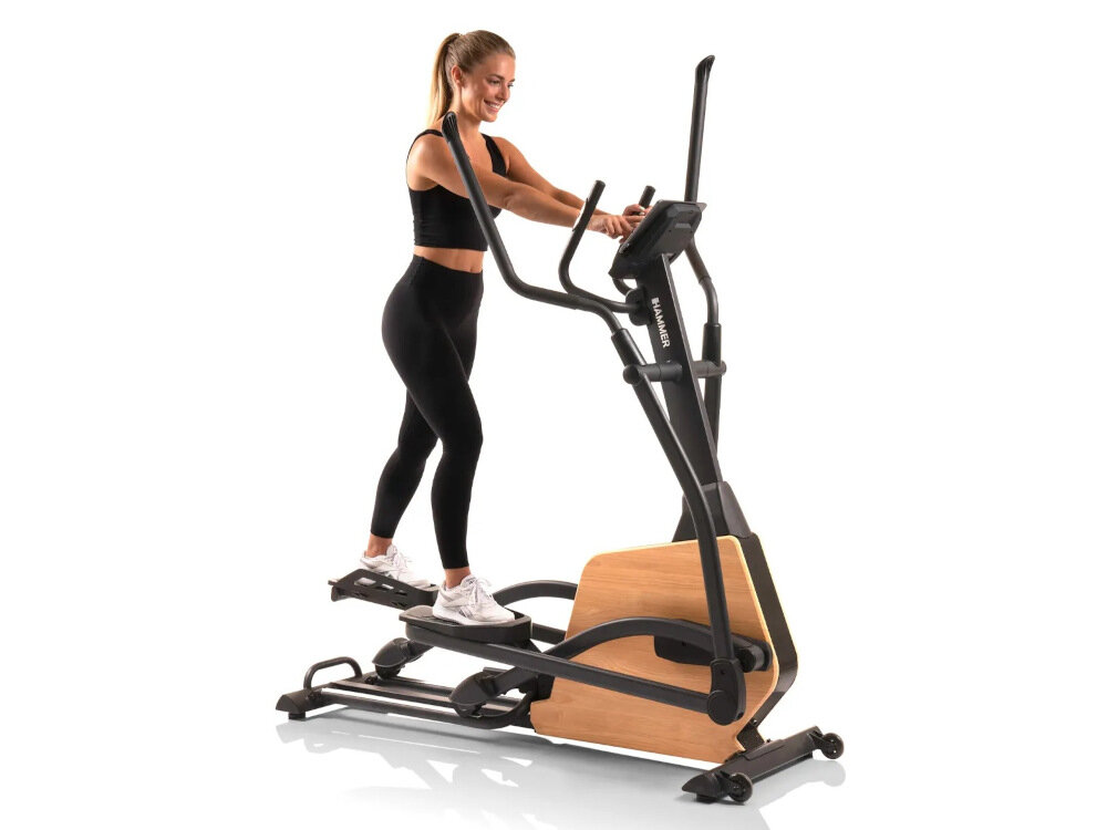 Orbitrek eliptyczny HAMMER Cross Pace 5.0 NorsK ruch eliptyczny skuteczny trening dolnej i gornej czesci ciala 3-stopniowe ustawienie ploz