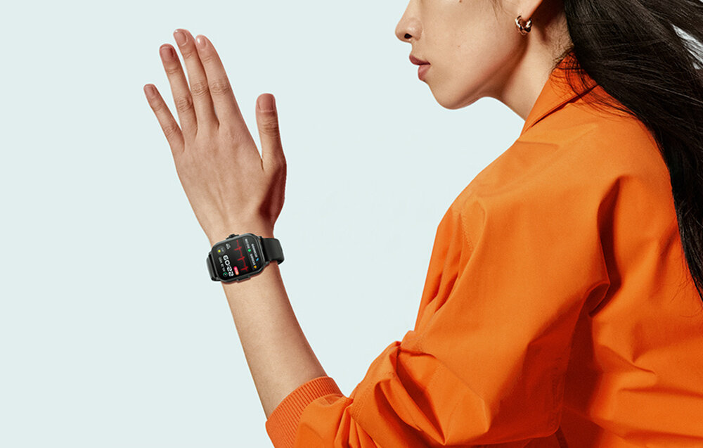 SMARTWATCH COLMI C63 ekran bateria czujniki zdrowie sport pasek ładowanie pojemność rozdzielczość łączność sterowanie krew puls rozmowy smartfon aplikacja