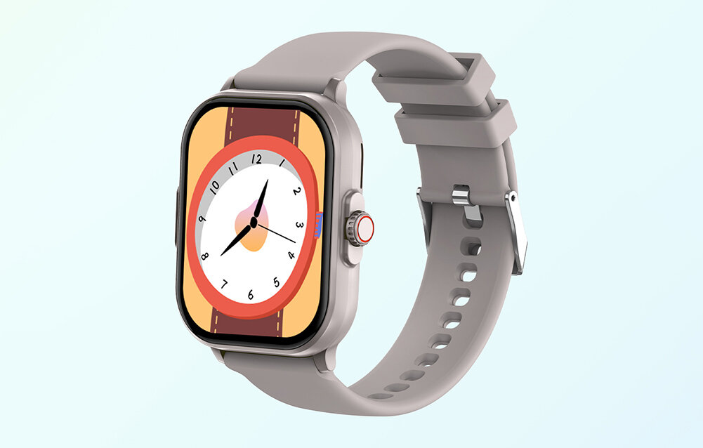 SMARTWATCH COLMI C63 ekran bateria czujniki zdrowie sport pasek ładowanie pojemność rozdzielczość łączność sterowanie krew puls rozmowy smartfon aplikacja