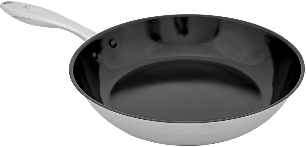 Patelnia SHIORI Stainless Steel 304 28 cm Uniwersalna wygoda na wszystkie rodzaje kuchenek