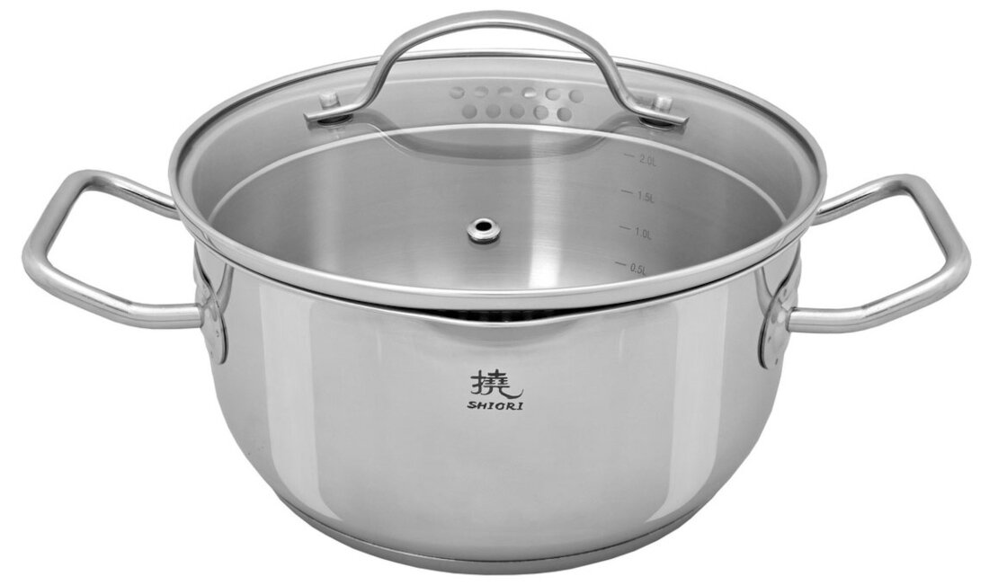 Garnek SHIORI Shiori Steel Series Pro 316 24 cm Proste mycie