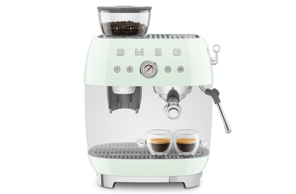 EKSPRES SMEG EGF03PGEU smak aromat mielona kawa wbudowany młynek świeża kawa espresso kawiarnia